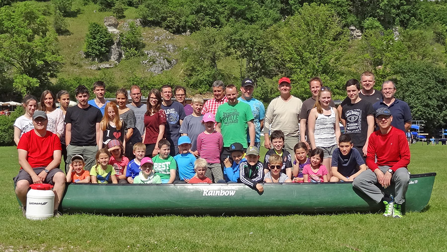 Vater-Kind-Wochenende 2014 im Altmühltal